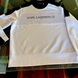 Men’s coral Lagerfeld shirt XL